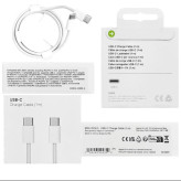 کابل شارژ اپل USB‑C به USB‑C اصل – توان 60 وات طول 1 متر